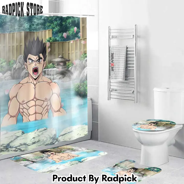 Dragon ball boys hot spring gohan combo bathroom set   rp0200320